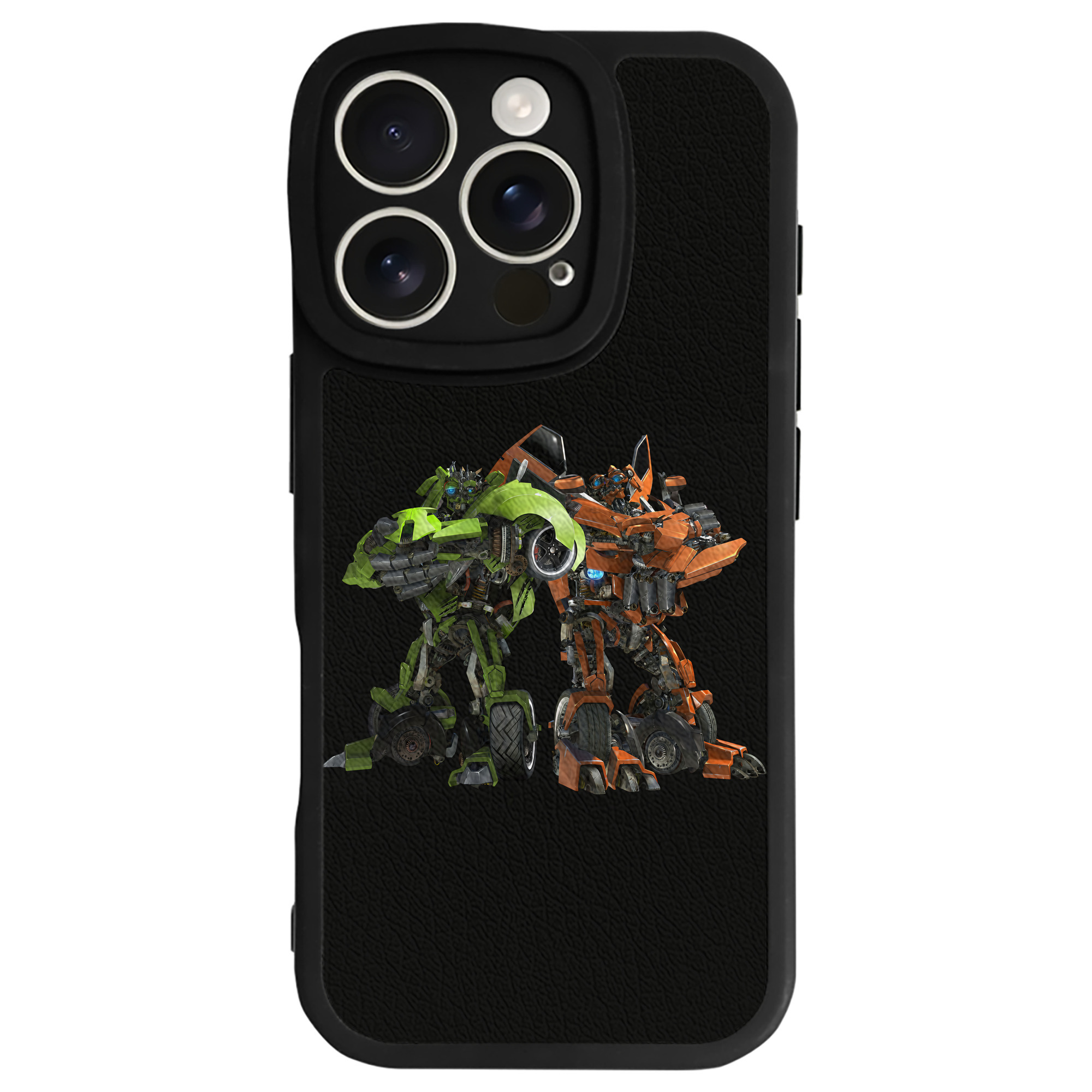 （画像用） Transformers トランスフォーマー 【iPhone 16シリーズ対応】シリコンスマホケース（レザー調） 材質：シリコン